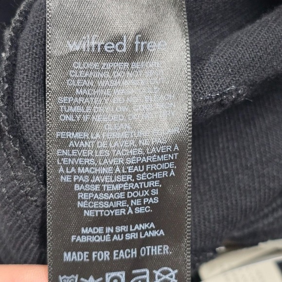 Aritzia Wilfred Free Melina Jeans Womens 14 Black High‎ Rise Straight NWT - Picture 6 of 14